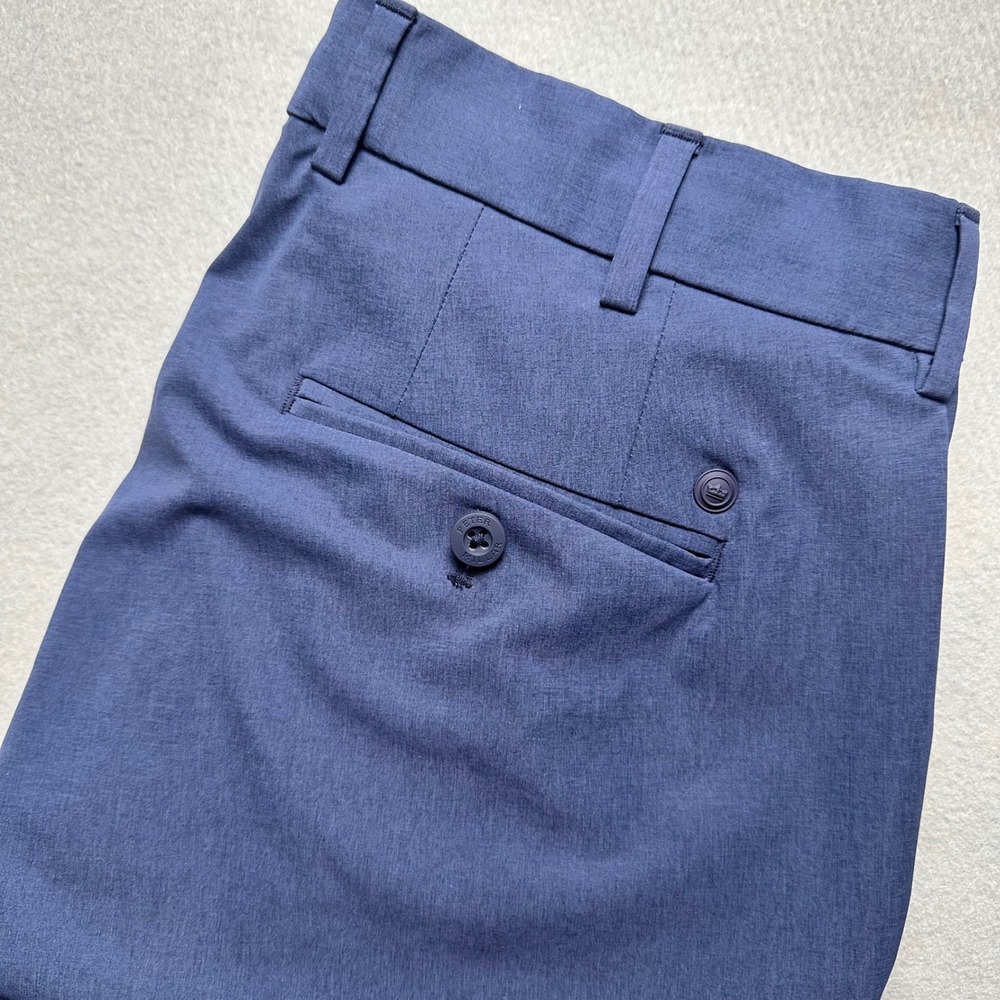 Peter Millar Crown Crafted Pants Mens 32/34 Blue Performance Golf Trousers